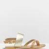 Laura Leather Sandals Pink By Oxford
