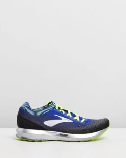 Levitate 2 Sneakers - Men's Black, Blue & Nightlife By Brooks