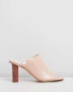 Liza Mules Light Natural Leather By Nine West