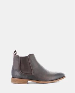 Lloyd Chelsea Boots Dark Brown Leather By Wild Rhino