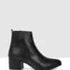 Loretta Ankle Boots Black By Sempre Di -Vionic AU Shop ic loretta ankle boots 806543