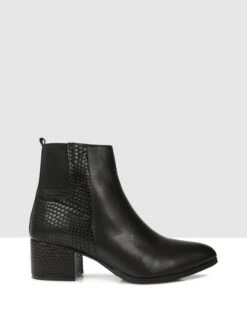 Loretta Ankle Boots Black By Sempre Di