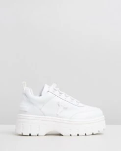 Lux White Brave Leather By Windsor Smith