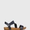 Lyla Contoured Footbed Flat Sandals Navy By Wittner 2 Lyla Contoured Footbed Flat Sandals Navy By Wittner -Vionic AU Shop ic lyla contoured footbed flat sandals 840569