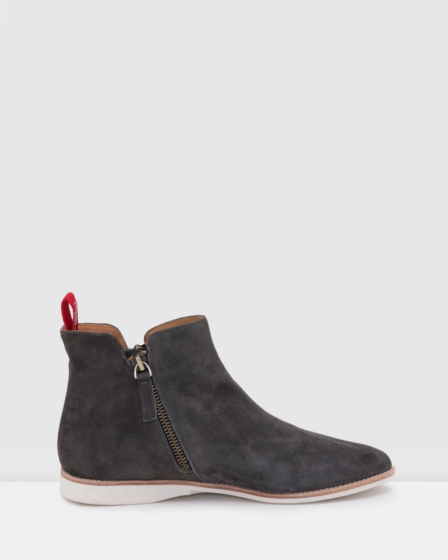 Madison Side Zip Boots Charcoal By Rollie 3 Madison Side Zip Boots Charcoal By Rollie