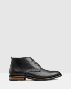 Malcolm Desert Boot Black By Aq By Aquila