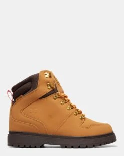 Mens Peary Winter Boots Wheat/Dk Chocolate By Dc Shoes