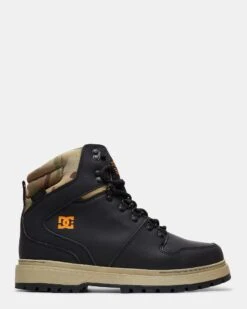 Mens Peary Winter Boots Black/Multi By Dc Shoes