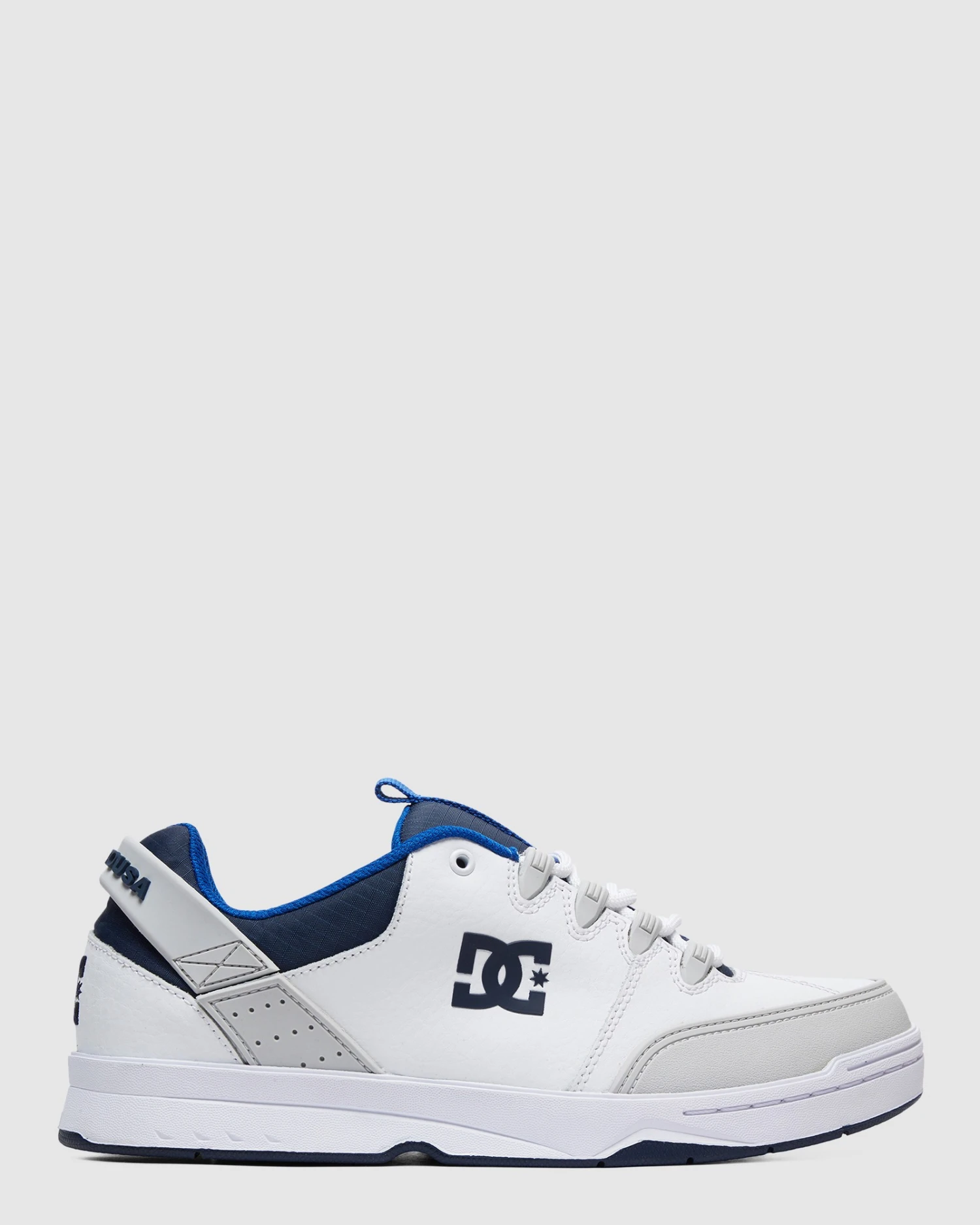Mens Syntax Shoe White/Grey/Blue By Dc Shoes 3 Mens Syntax Shoe White/Grey/Blue By Dc Shoes