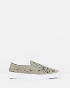 Midi Perf Slip-on Sneakers Grey By Vionic