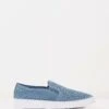 Midi Perf Slip-On Sneakers Light Blue By Vionic -Vionic AU Shop ic midi perf slip on sneakers 626713