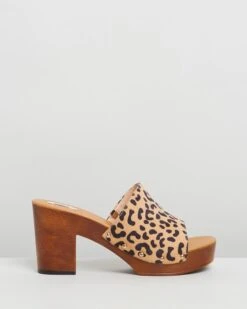 Montana Clogs Leopard Micro By Dazie