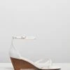 Niles Wedges White Smooth By Spurr -Vionic AU Shop ic niles wedges 880642