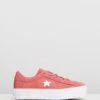 One Star Platform Seasonal Suede - Women's Light Redwood & White By Converse -Vionic AU Shop ic one star platform seasonal suede women s 869625