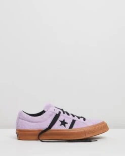 One Star - Unisex Dusty Lilac, Black & Honey Gum By Converse