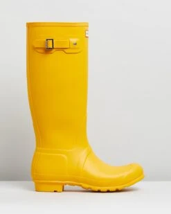 Original Tall Boots - Women's Yellow By Hunter