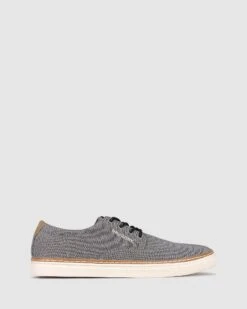 Otis Canvas Lifestyle Shoes Charcoal By Betts