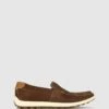 Passage Leather Loafers Brown By Airflex -Vionic AU Shop ic passage leather loafers 969066