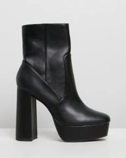 Petra Boots Black Smooth By Spurr