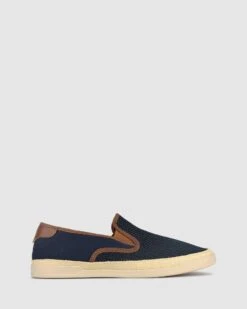 Pirate Mesh Slip On Loafers Navy By Zu