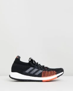 PulseBOOST HD - Men's Core Black, Grey & Solar Red By Adidas Performance