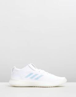 PureBOOST Trainers - Women's Footwear White, Glow Blue & Core White By Adidas Performance