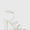 Radical Leather Block Heeled Strappy Sandals White By Wittner -Vionic AU Shop ic radical leather block heeled strappy sandals 983842