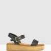 Renegade Flatform Sandals Black By Betts -Vionic AU Shop ic renegade flatform sandals 881900