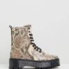 Rifka Super Chunky Snake Ankle Boots Cappuccino By Bronx -Vionic AU Shop ic rifka super chunky snake ankle boots 789910
