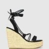Saint Wedge Platform Sandals Black Micro By Betts -Vionic AU Shop ic saint wedge platform sandals 980830