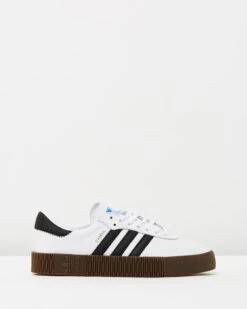 Sambarose - Women's Footwear White, Core Black & Gum By Adidas Originals