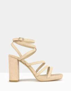 Sapphire Platform Sandals Nude By Betts