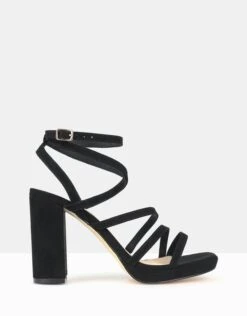 Sapphire Platform Sandals Black By Betts
