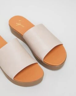 Scarlett Sandals Latte Smooth By Spurr