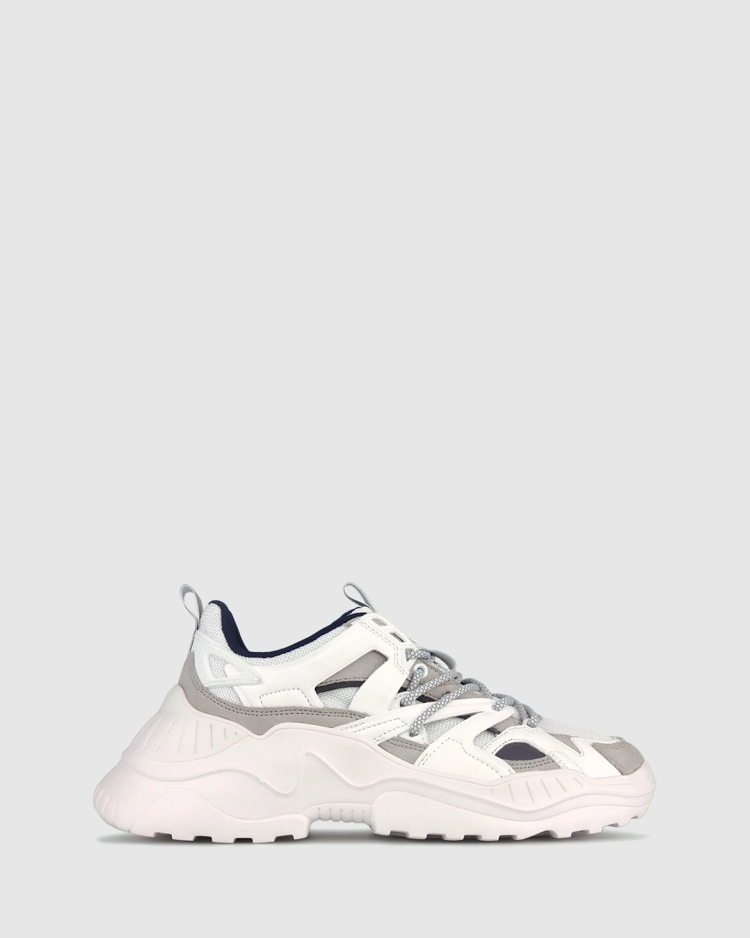 Shadow Chunky Lifestyle Sneakers White By Zu 3 Shadow Chunky Lifestyle Sneakers White By Zu