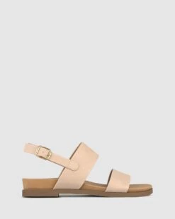 Shari Low Wedge Sandals Latte By Betts