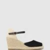 Sicily Wedge Espadrilles Black Canvas By Betts -Vionic AU Shop ic sicily wedge espadrilles 1015025