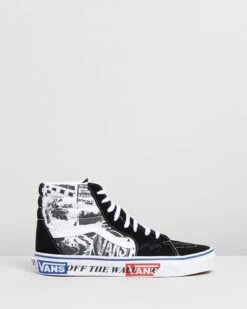 Sk8-Hi Lady Vans - Women's Black & True White By Vans