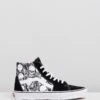 SK8-Hi - Unisex Forgotten Bones Black & True White By Vans -Vionic AU Shop ic sk8 hi unisex 895568