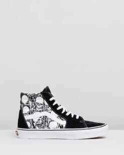 SK8-Hi - Unisex Forgotten Bones Black & True White By Vans