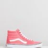 Sk8-Hi - Women's Strawberry Pink & True White By Vans -Vionic AU Shop ic sk8 hi women s 787297