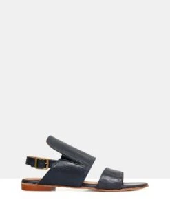 Sloane Leather Sandals BLU 218 By Sempre Di
