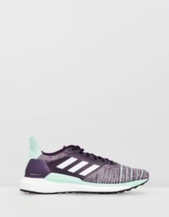 Solar Glide - Women's Legend Purple, Footwear White & Clear Mint By Adidas Performance