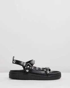 Stud Sandals Black By Schutz