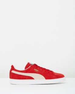 Suede Classic+ Unisex Team Regal Red & White By Puma