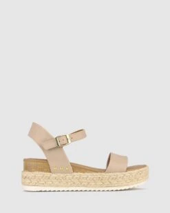 Tahlia Rope Flatform Sandals Latte By Betts