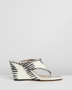 Talia Thongs Zebra By Maryam Nassir Zadeh