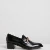 Tara Leather Loafers Black Polished Leather By Atmos&Here 2 Tara Leather Loafers Black Polished Leather By Atmos&Here -Vionic AU Shop ic tara leather loafers 863461