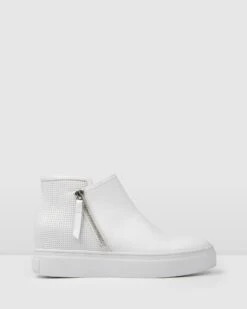 Tenner Sneakers White Leather By Jo Mercer