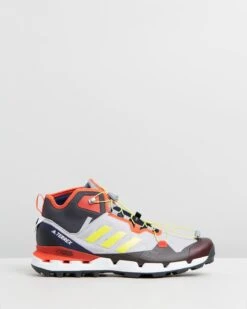 Terrex Fast GTX X Adidas Originals Grey Two, Yellow & Feather White By White Mountaineering